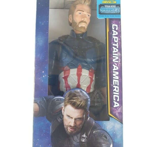 Marvel Avengers Infinity War Titan Hero Series 12 inch Captain America New - Picture 1 of 3